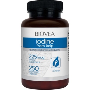 BIOVEA Iodine Kelp 225 mcg [250 капсули]
