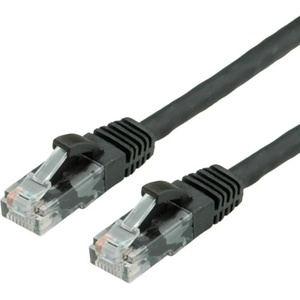 Roline UTP Patch кабел Cat. 5e, 2.0 м, AWG24, черен цвят