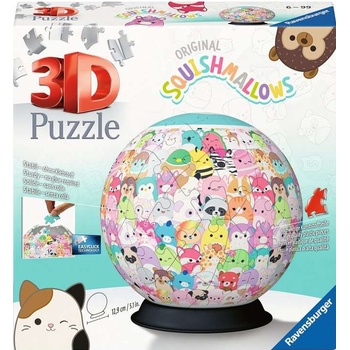 Image 1 of Ravensburger 3D Пъзел Ravensburger от 72 части - Топка Squishmallows (11583)