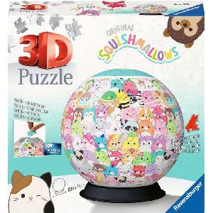 Ravensburger 3D Пъзел Ravensburger от 72 части - Топка Squishmallows (11583)