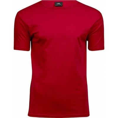 Tee Jays pevné pánské slim-fit triko Interlock TJ520 Červená