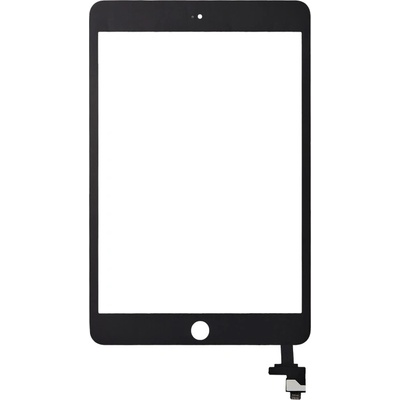 Digitizer s IC čipem iPad Mini 3 (bez tlačítka Home) – Aftermarket Plus – černý IPD0760