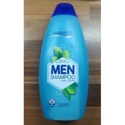 Hairwell MEN mořská sůl chmelový extrakt a provitamin B5 šampon 500 ml