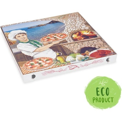 Krabice na pizzu 40 x 40 x 30 cm (100 ks)