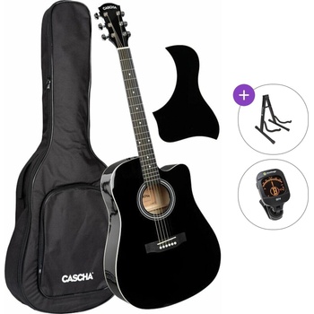 Cascha CGA100BK Standard SET Black Акустична китара