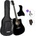 Cascha CGA100BK Standard SET Black Акустична китара