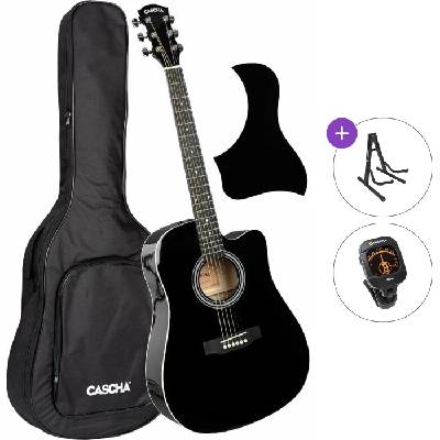 Cascha CGA100BK Standard SET Black Акустична китара