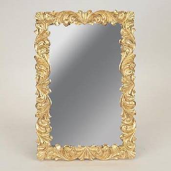 EUROLAMP Огледало 31, 3x21 cm златист (EU0462)