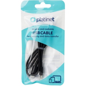 Platinet Кабел Platinet USB-C към USB-C 60W 1 м черен PSCCC120TB (PSCCC120TB)