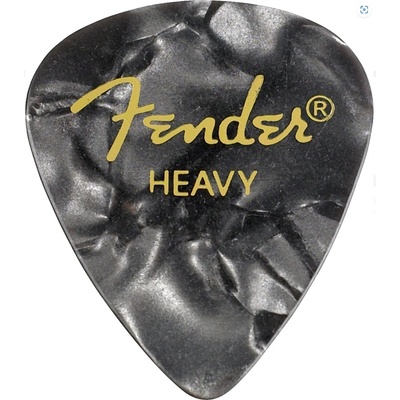 Fender Premium Celluloid Picks, 351 Shape - trsátka (více variant) Fender Premium Celluloid Picks, 351 Shape: Black Moto / Heavy