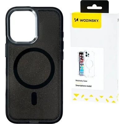 Glitter Case with Mag Safe за Samsung Galaxy S24 FE - черен с блясък (5907769370915)