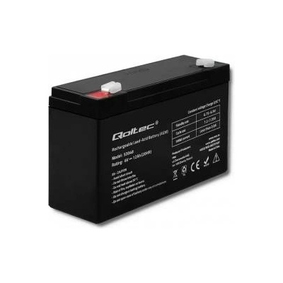 Qoltec AGM Battery 6V 12Ah