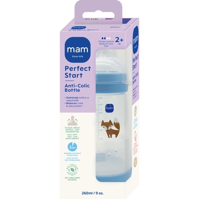 Mam lahev Anti Colic modrá 1 ks 260 ml