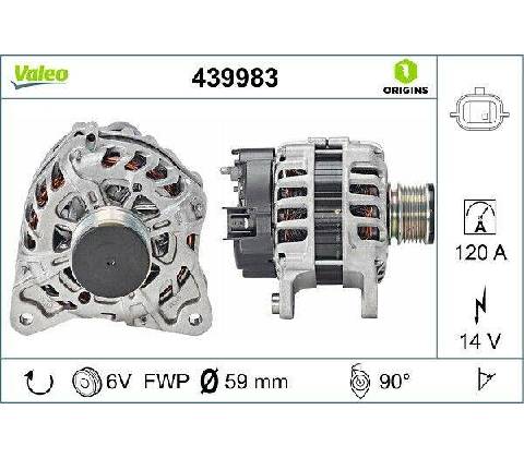 Generátor VALEO 439983