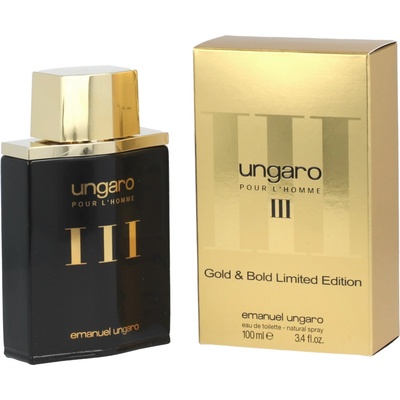 Emanuel Ungaro III Gold & Bold toaletní voda pánská 100 ml