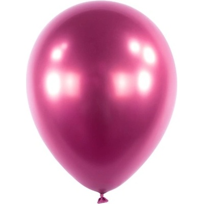 Dekorační chromový balonek Růžový 30 cm