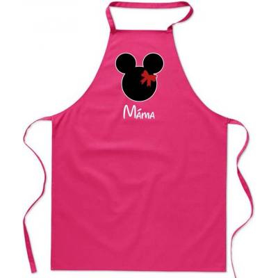 Povidlo.cz Zástěra Mouse Máma Purpurová