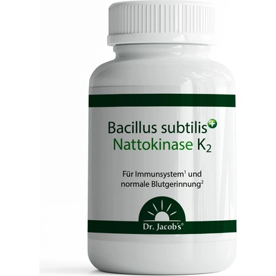 Dr.Jacobs Bacillus subtilis plus Nattokinase K2 60 kapsúl