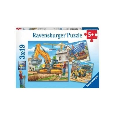 Ravensburger Puzzle 3x49el Large construction machinery 092260 RAVENSBURGER p8