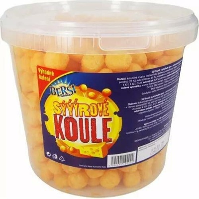Bersi snack sýrové koule kyblík 250 g