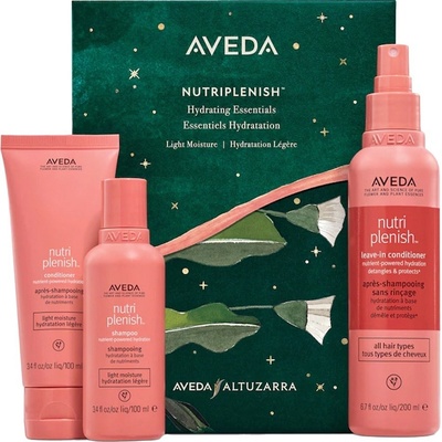Aveda Nutriplenish sada šampón na vlasy 100 ml + kondicionér na vlasy 100 ml + bezoplachový kondicionér 200 ml