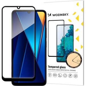 Wozinsky защитно закалено стъкло за Xiaomi Poco C65/Redmi 13C 5G/Redmi 13C 4G - Черен KP30802