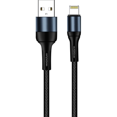 ColorWay CW-CBUL045-BK USB Apple Lightning (nylon), 2,4A, 1m, černý