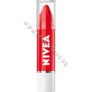 Nivea Балсам за устни Nivea Lipstick Poppy Red, p/n NI-85132 - Цветен балсам за устни Червен (NI-85132)