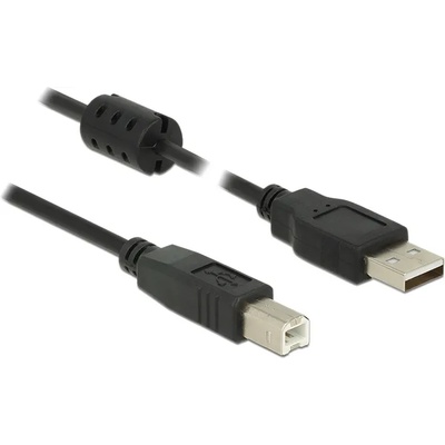 Delock USB 2.0 кабел с щепсел за конектор тип А USB 2.0 кабел с щепсел за конектор тип В, 1, 0 м, fe (84895)