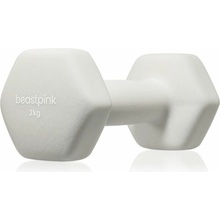 BeastPink Hex jednoručná činka 2 kg