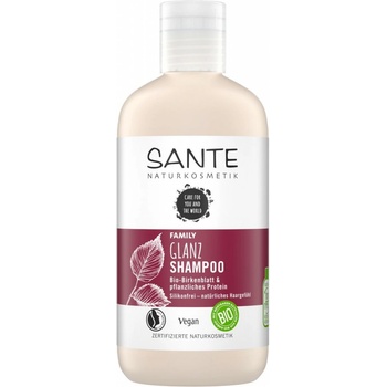 Sante Family Shampoo na lesk Bio Březové lístky & Rostlinné proteiny 250 ml
