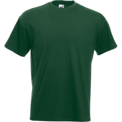 Fruit of the Loom tričko Super Premium lahvová F181 zelená
