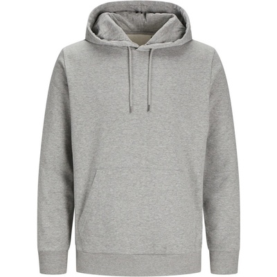 Jack & Jones mikina s kapucí Classic Hood unisex COT42390259000 light grey