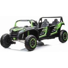 Lean Cars elektrické autíčko Buggy ATV Racing UTV2000 Štvormiestne 4 X 150W 24V14Ah + 24V14Ah grátis 2023 Zelená