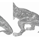 HCM Kinzel 3D Crystal puzzle Tyranosaurus 49 ks