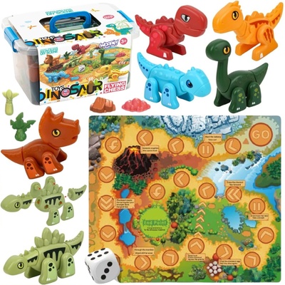 Woopie Dinosaury 2v1 + Kocka 46 ks