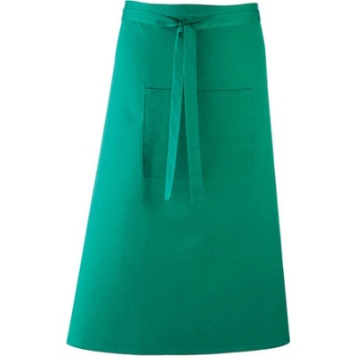 Premier Workwear Pracovní zástěra s kapsou PR158 Emerald Pantone 341 90x80cm