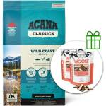 ACANA Classics Wild Coast Recipe 9, 7 kg + 2x Лакомства безплатно