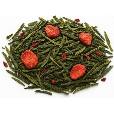 QuickTea Vanilkovo jahodové pohlazení zelený čaj 80 g