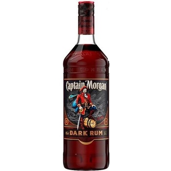 Captain Morgan Dark Rum 40% 1 l (čistá fľaša)