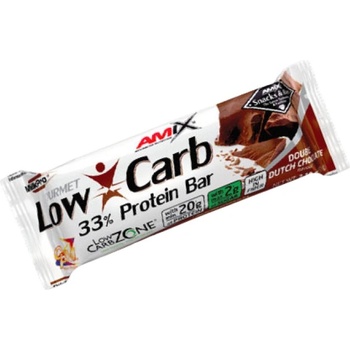 Amix Nutrition Low-Carb 33% Protein Bar [60 грама] Фъстъчено масло с бисквити