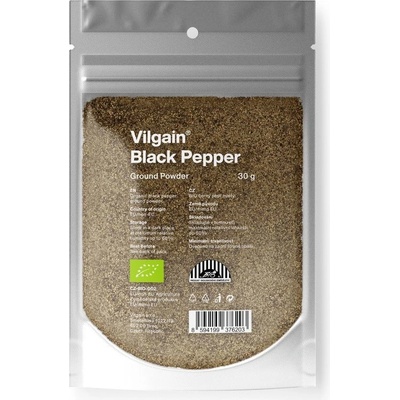 Vilgain Pepř černý mletý BIO 30 g