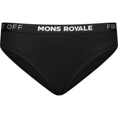 Mons Royale Дамско мериносово термобельо Mons Royale Women's Folo Merino Briefs Merino base layer - Black (115-2463-0112)