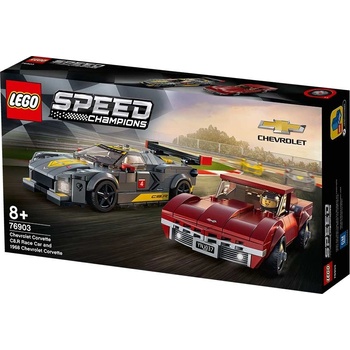 LEGO® Speed Champions 76903 Chevrolet Corvette C8.R a 1968 Chevrolet Corvette