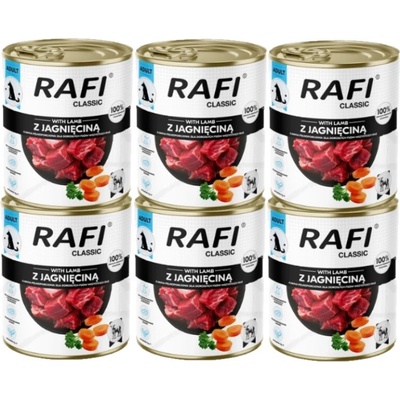 Dolina Noteci Rafi Classic s jahňacím mäsom 6 x 800 g
