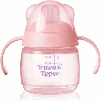 Tommee Tippee Transition Spout Cup netečúci hrnček Pink 150 ml