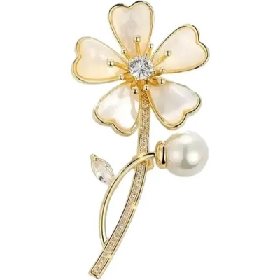 Amparo Miranda Brošňa Gold Flower AM304