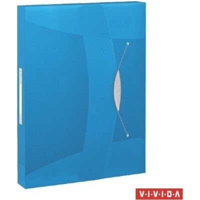 Esselte Vivida Jumbo PP A4 Doska s gumičkou modrá 40 mm