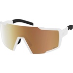SCOTT Очила за колоездене Scott Sunglasses Shield Light Sensitive S1-3 Cycling glasses - White Matt / Glas: AMP Gold Chrome - размер One Size (205-6817-0211)