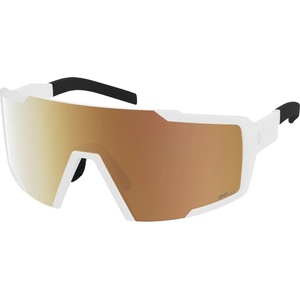 SCOTT Очила за колоездене Scott Sunglasses Shield Light Sensitive S1-3 Cycling glasses - White Matt / Glas: AMP Gold Chrome - размер One Size (205-6817-0211)